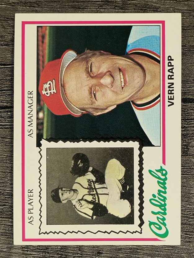 1978 Topps #324 Vern Rapp MG RC (NM)
