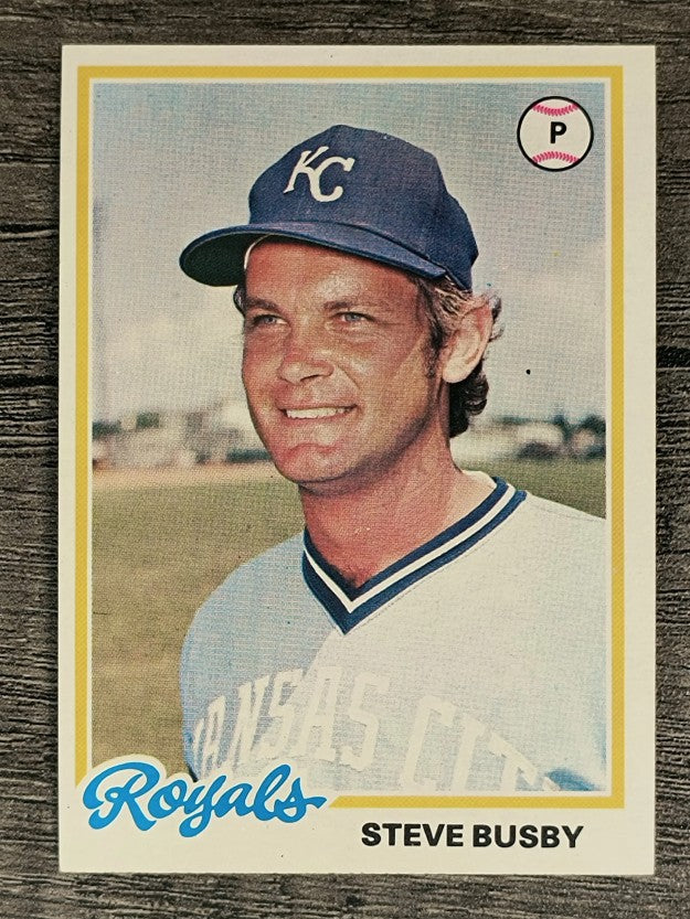1978 Topps #336 Steve Busby (NM)