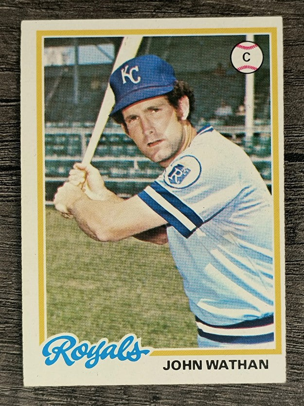 1978 Topps #343 John Wathan (POOR)