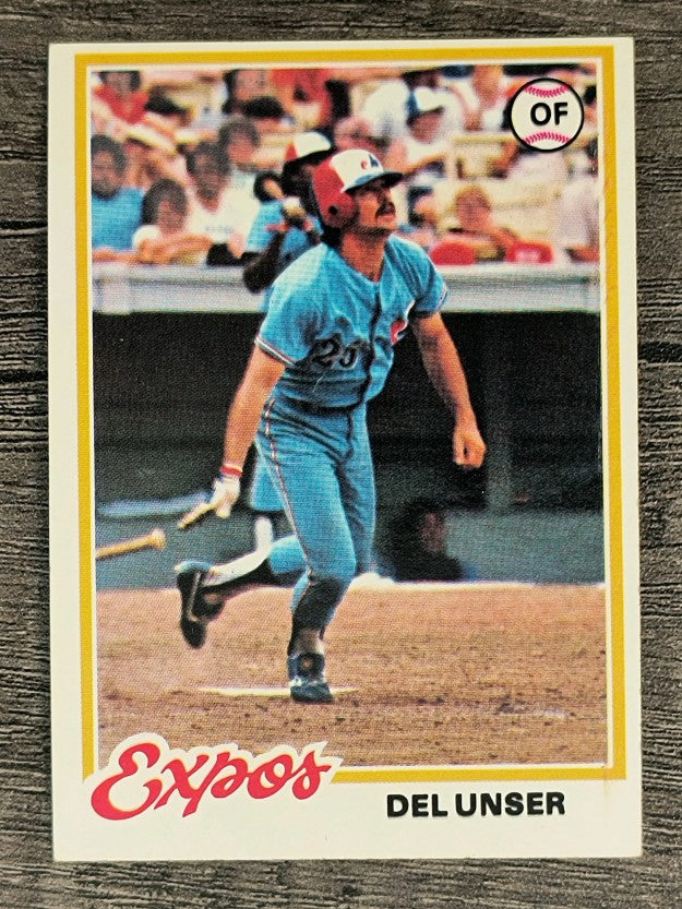 1978 Topps #348 Del Unser (EX)