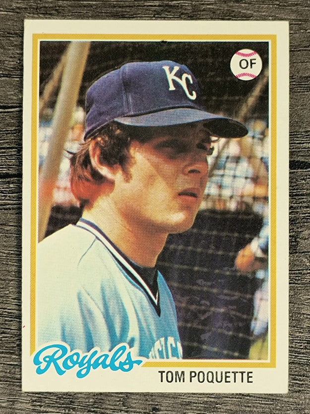 1978 Topps #357 Tom Poquette (EX)