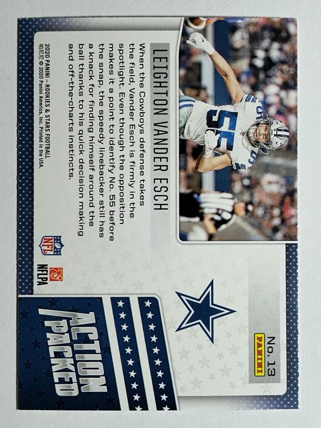 2020 Rookies and Stars Action Packed #13 Leighton Vander Esch