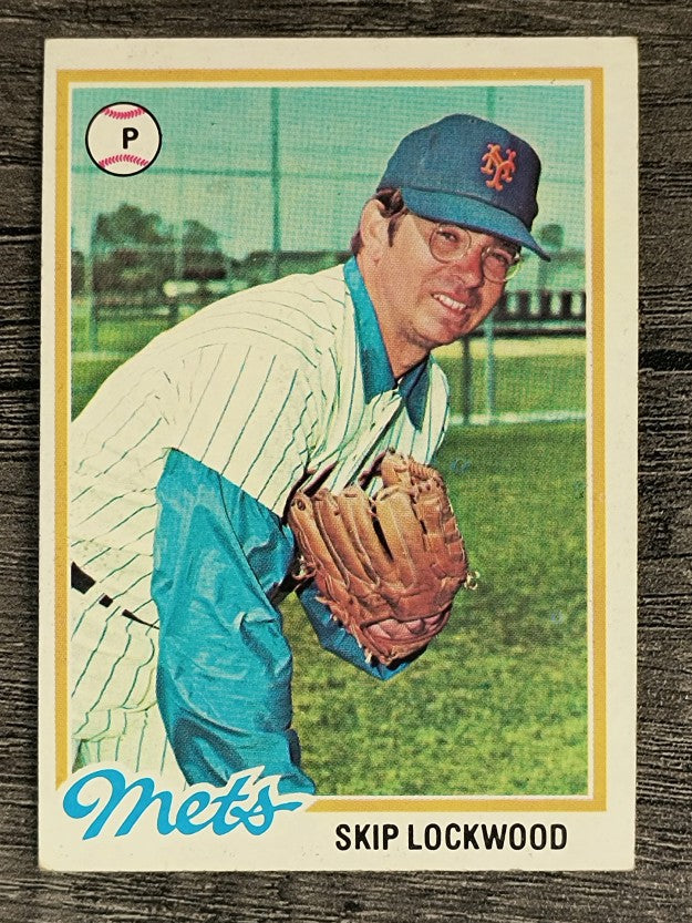 1978 Topps #379 Skip Lockwood (EX)