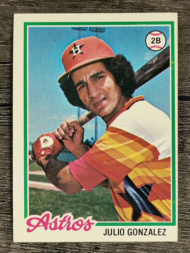 1978 Topps #389 Julio Gonzalez RC (VGEX)