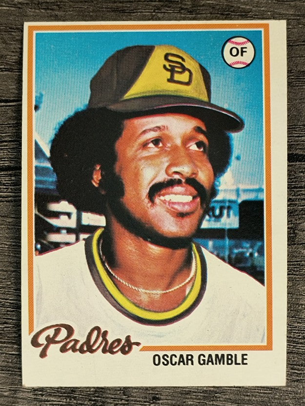 1978 Topps #390 Oscar Gamble (EX)