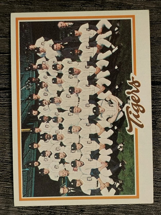 1978 Topps #404 Detroit Tigers CL (EXMT)