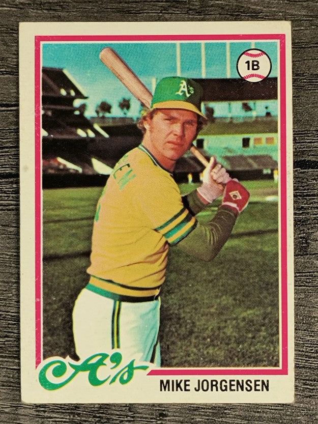 1978 Topps #406 Mike Jorgensen (EX)