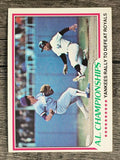 1978 Topps #411 AL Championships/Mickey Rivers (EX)