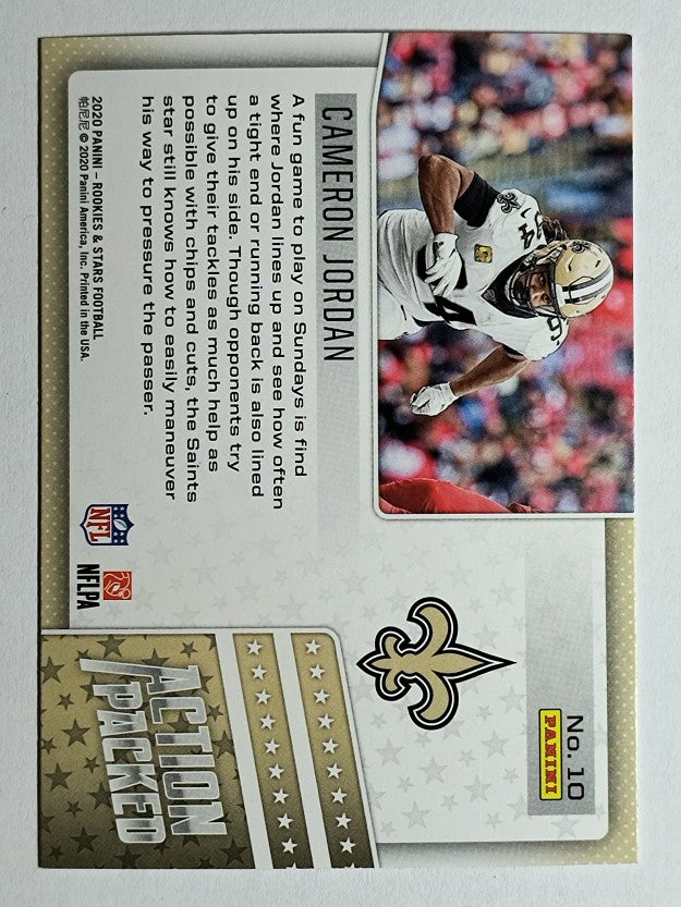 2020 Rookies and Stars Action Packed #10 Cameron Jordan