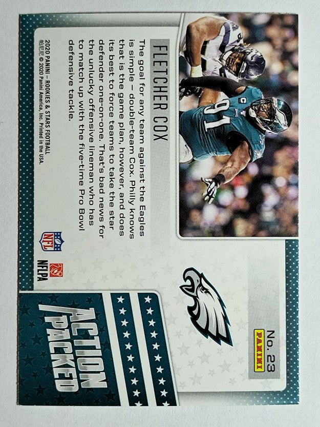 2020 Rookies and Stars Action Packed #23 Fletcher Cox