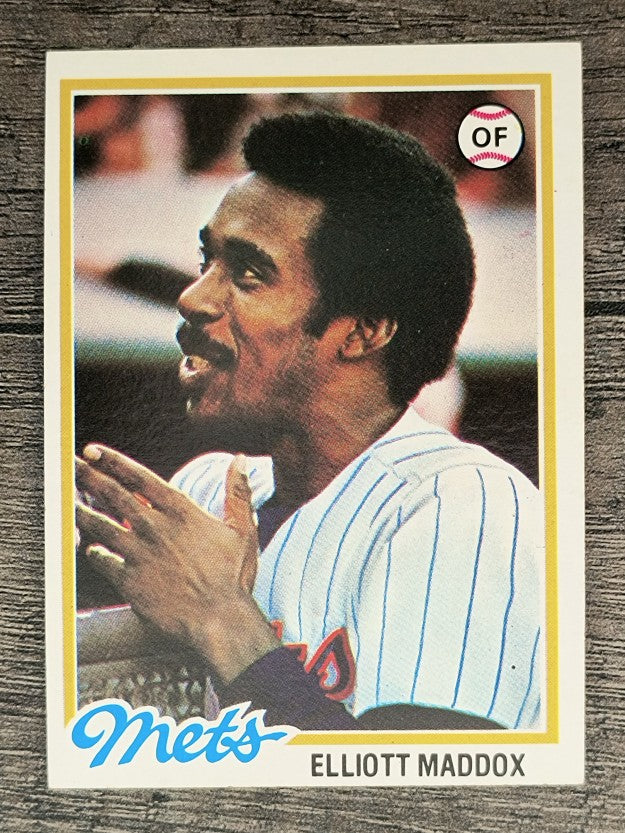 1978 Topps #442 Elliott Maddox (EX)
