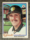 1978 Topps #461 Rob Andrews (EX)