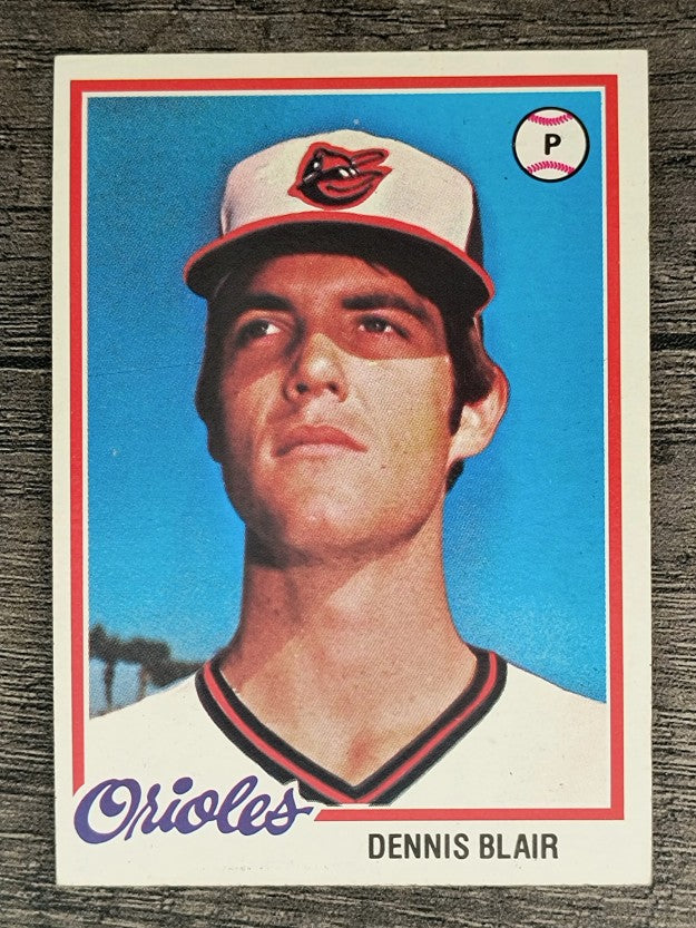 1978 Topps #466 Dennis Blair (EX)