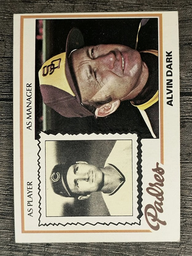 1978 Topps #467 Alvin Dark MG (EXMT)