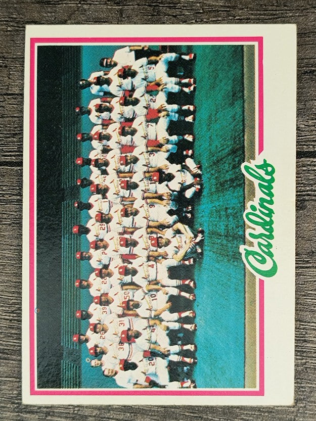 1978 Topps #479 St. Louis Cardinals CL (EX)