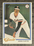 1978 Topps #486 John Curtis (NM)