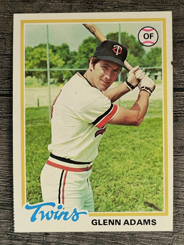 1978 Topps #497 Glenn Adams (VGEX)