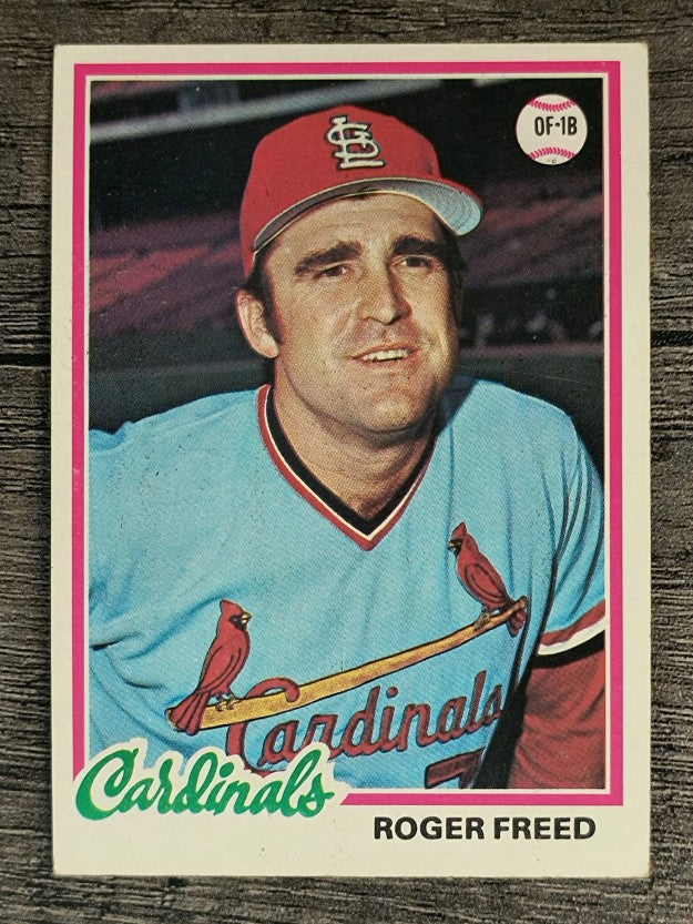 1978 Topps #504 Roger Freed (VGEX)
