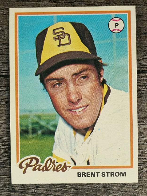 1978 Topps #509 Brent Strom (NMMT)