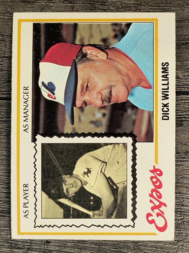 1978 Topps #522 Dick Williams MG (EXMT)