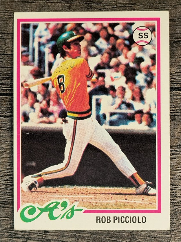 1978 Topps #528 Rob Picciolo RC (VGEX)