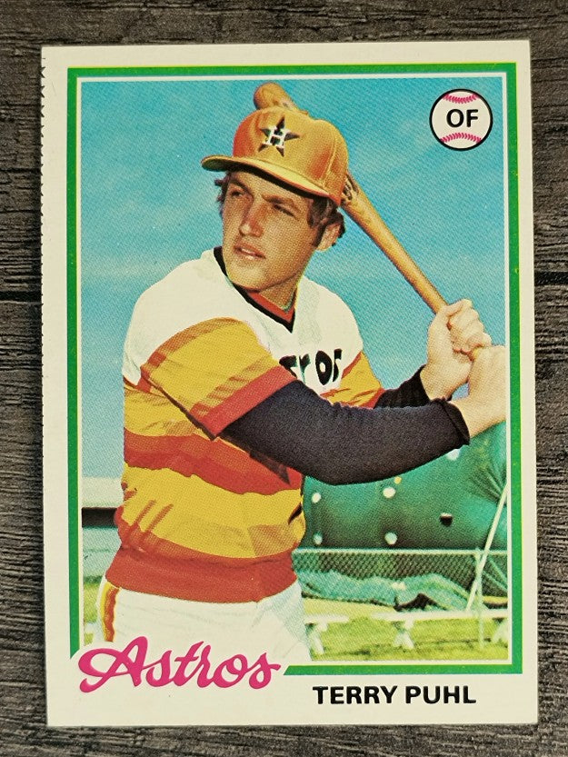 1978 Topps #553 Terry Puhl RC (EX)