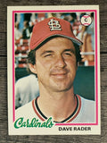 1978 Topps #563 Dave Rader (EX)