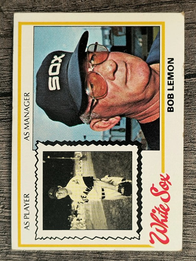 1978 Topps #574 Bob Lemon MG (VGEX)