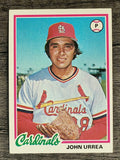 1978 Topps #587 John Urrea RC (EX)