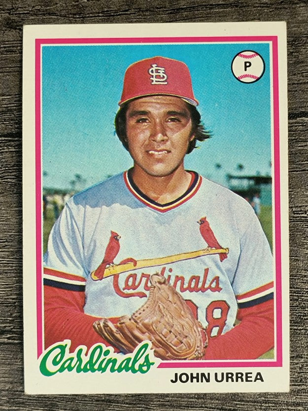 1978 Topps #587 John Urrea RC (EX)