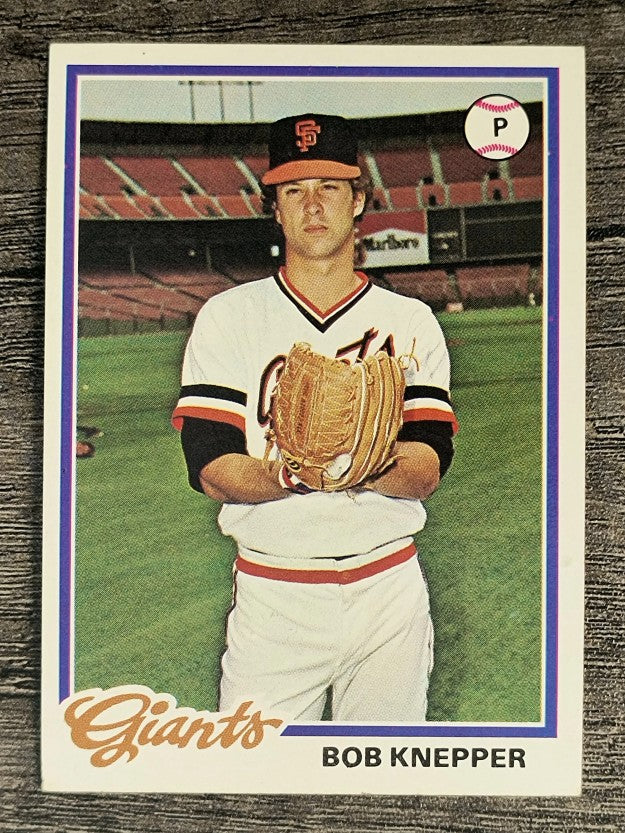 1978 Topps #589 Bob Knepper RC (EXMT)