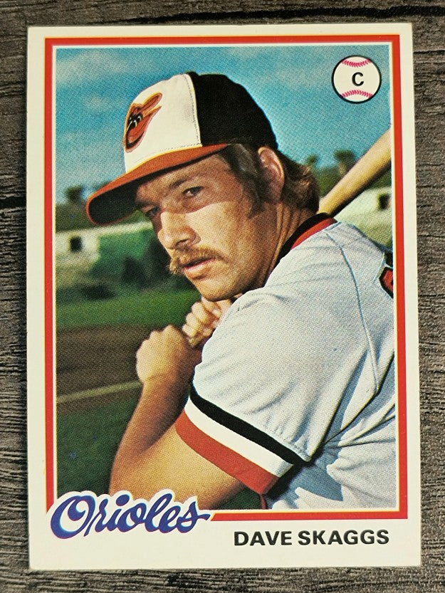 1978 Topps #593 Dave Skaggs RC (EXMT)