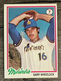 1978 Topps #596 Gary Wheelock (VGEX)