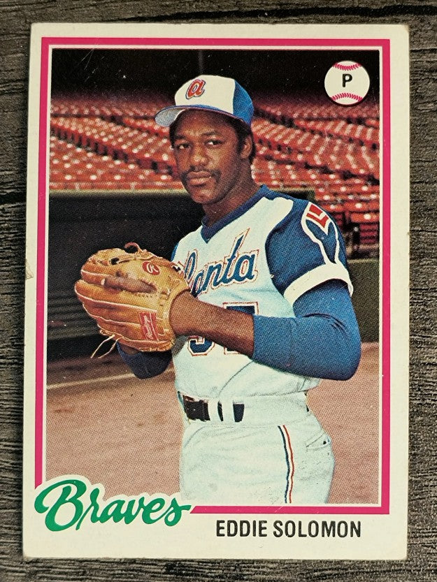 1978 Topps #598 Eddie Solomon (VGEX)