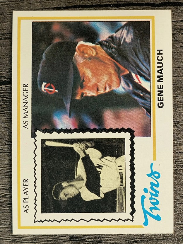 1978 Topps #601 Gene Mauch MG (EXMT)