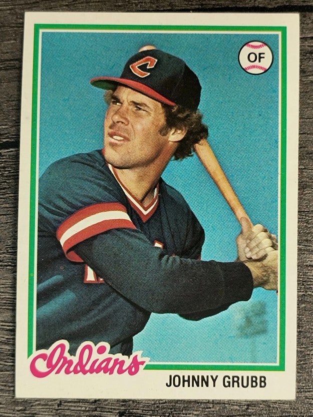 1978 Topps #608 Johnny Grubb (NMMT)