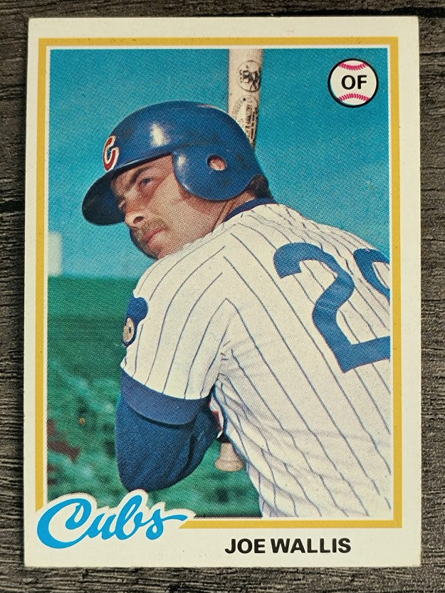 1978 Topps #614 Joe Wallis (EX)