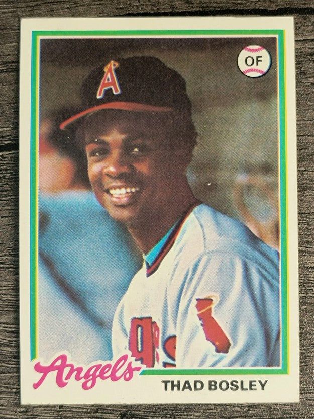 1978 Topps #619 Thad Bosley RC (NM)