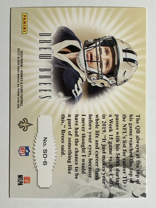 2020 Rookies and Stars Standing Ovation #6 Drew Brees