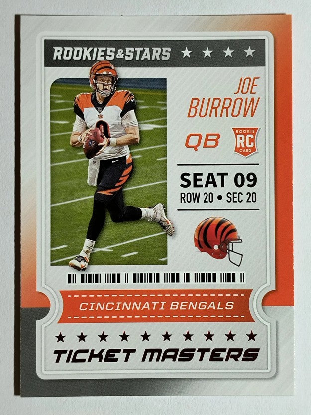2020 Rookies and Stars Ticket Masters #11 Joe Burrow