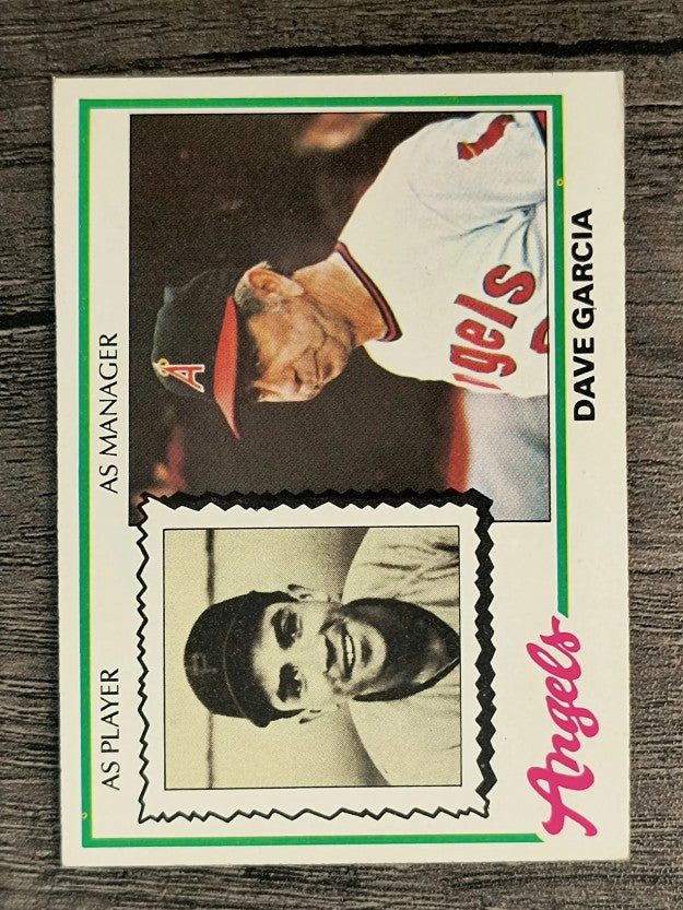 1978 Topps #656 Dave Garcia MG RC (EX)