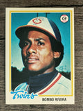 1978 Topps #657 Bombo Rivera (EX)