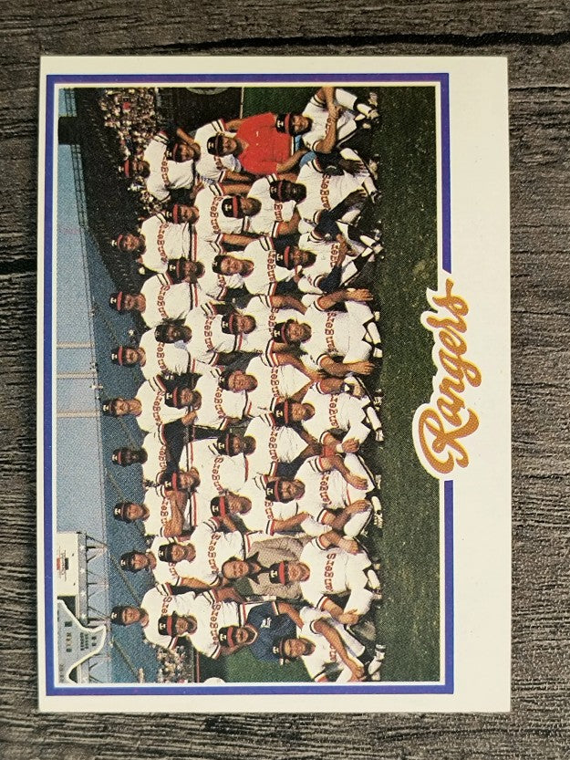 1978 Topps #659 Texas Rangers CL (EXMT)