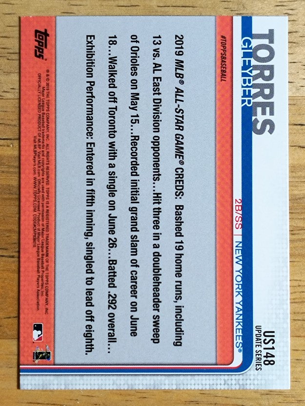 2019 Topps Update #US148 Gleyber Torres AS