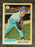 1978 Topps #665 Dennis Leonard (VGEX)