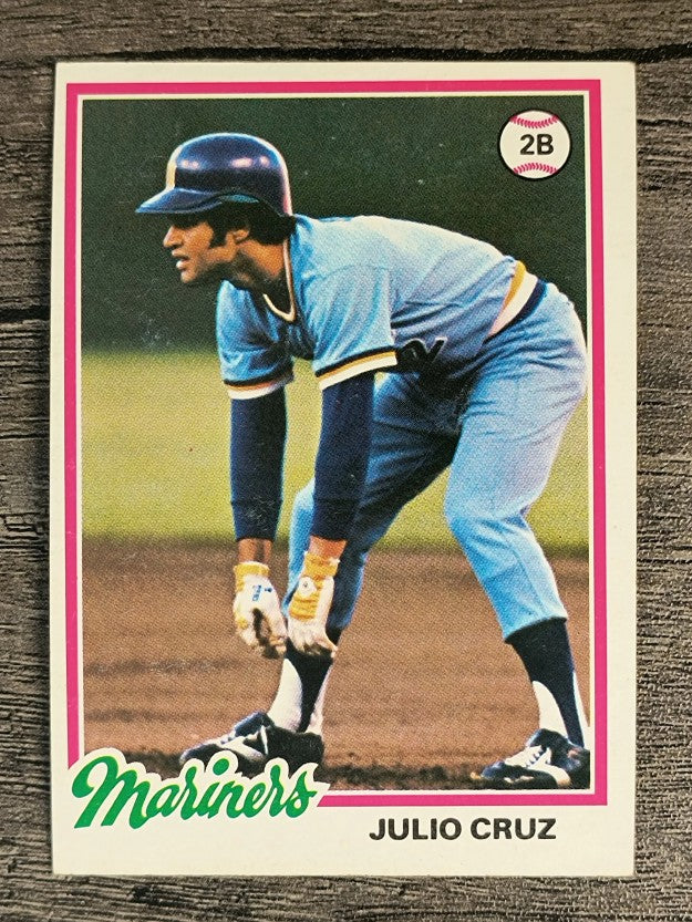 1978 Topps #687 Julio Cruz RC (EX)