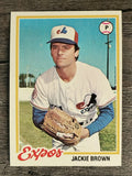 1978 Topps #699 Jackie Brown (EX)