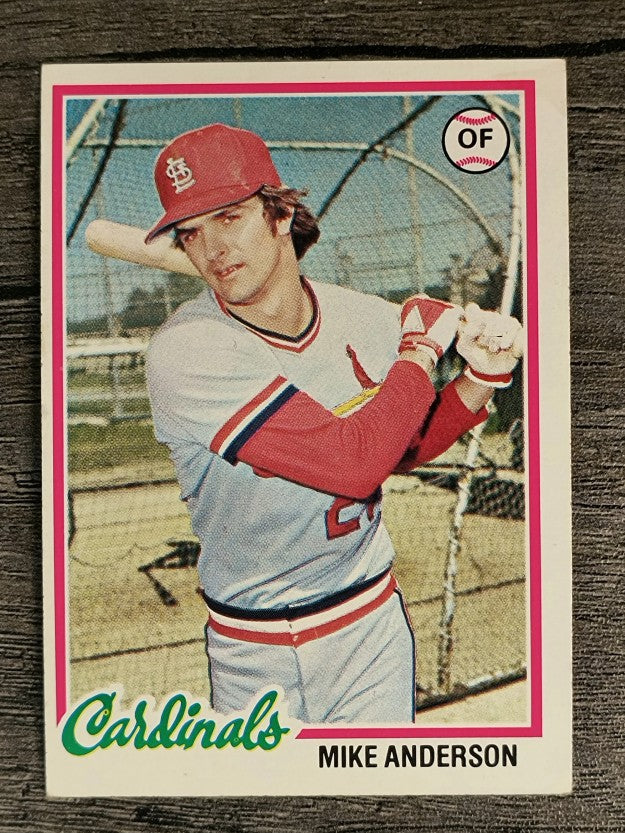 1978 Topps #714 Mike Anderson (EX)