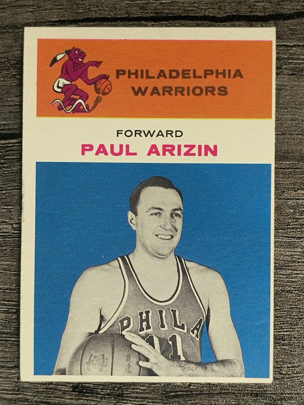 1961-62 Fleer #2 Paul Arizin (VGEX)