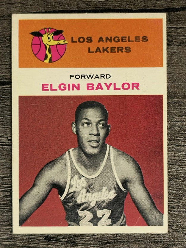 1961-62 Fleer #3 Elgin Baylor RC (VG)